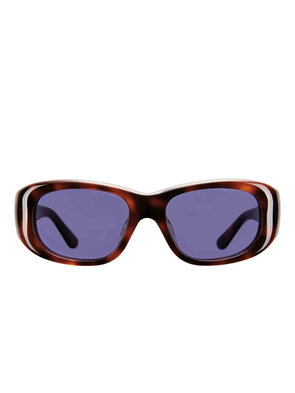 Thistles The AL logo-detail sunglasses – Brown