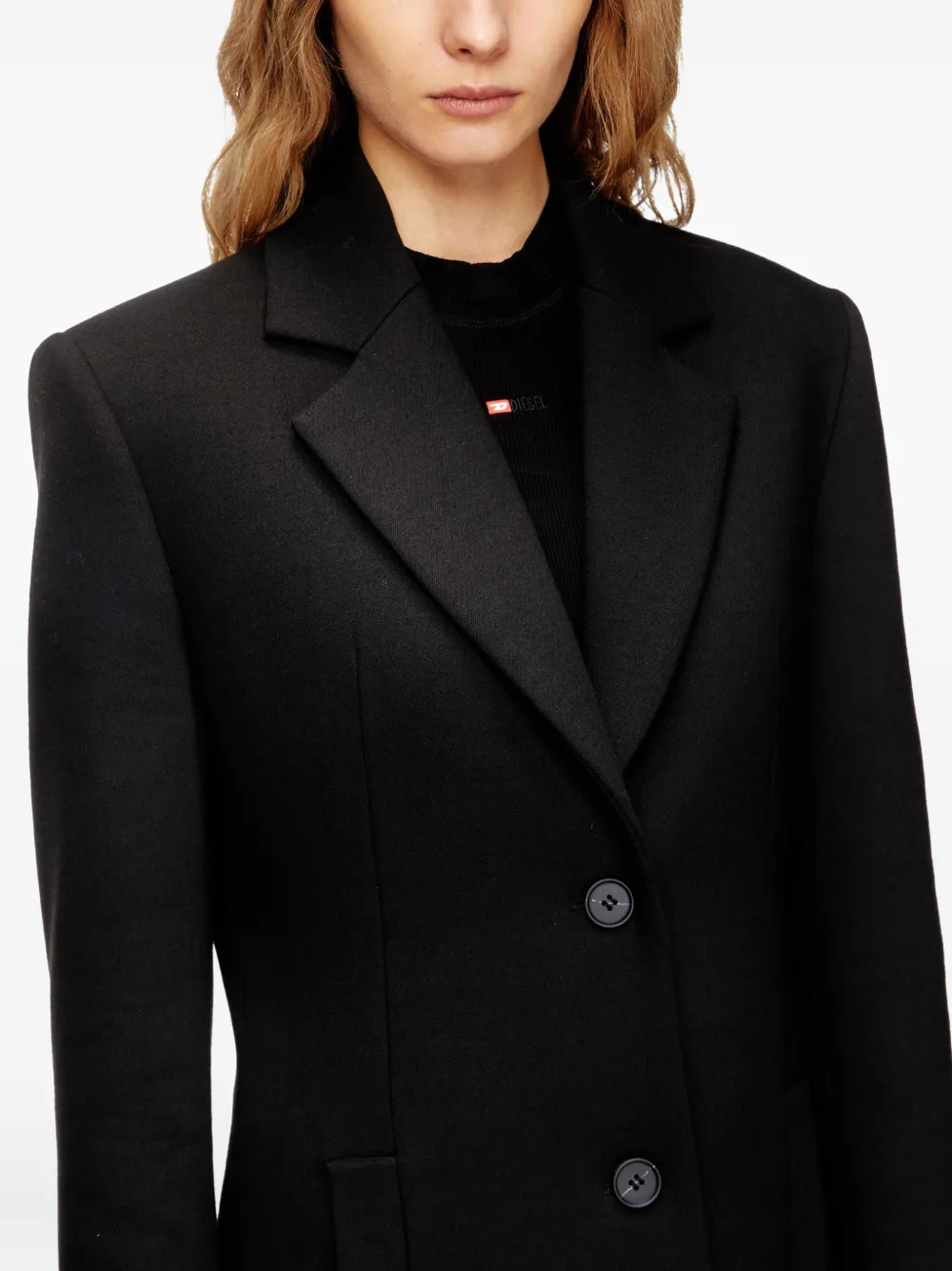 Diesel G-ALLAN jack met ovalen plakkaat Zwart