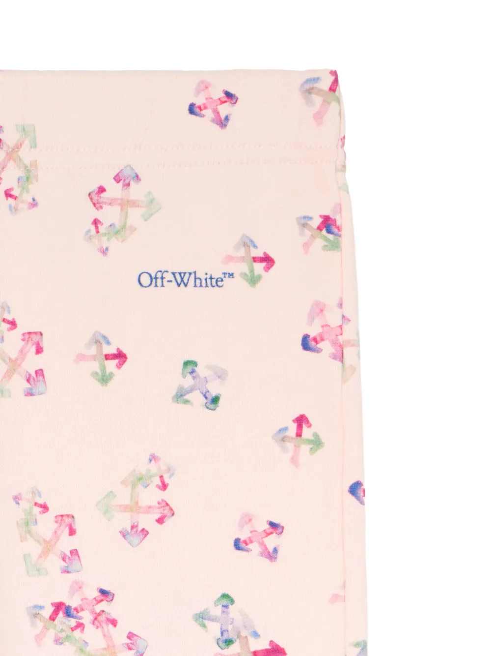 Off-white Arrow Logo Sweatpants In Pink