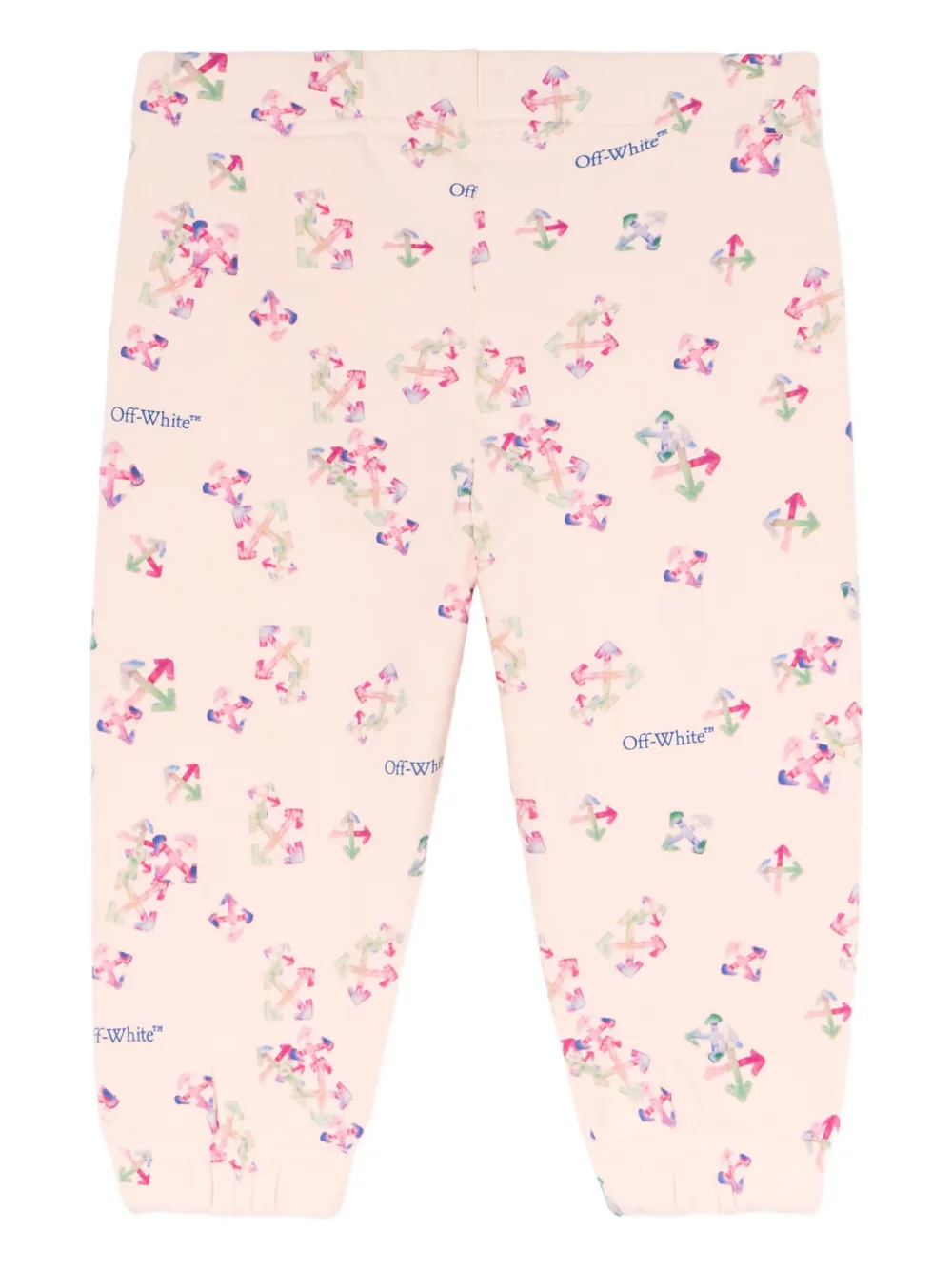 Off-white Arrow Logo Sweatpants In Pink