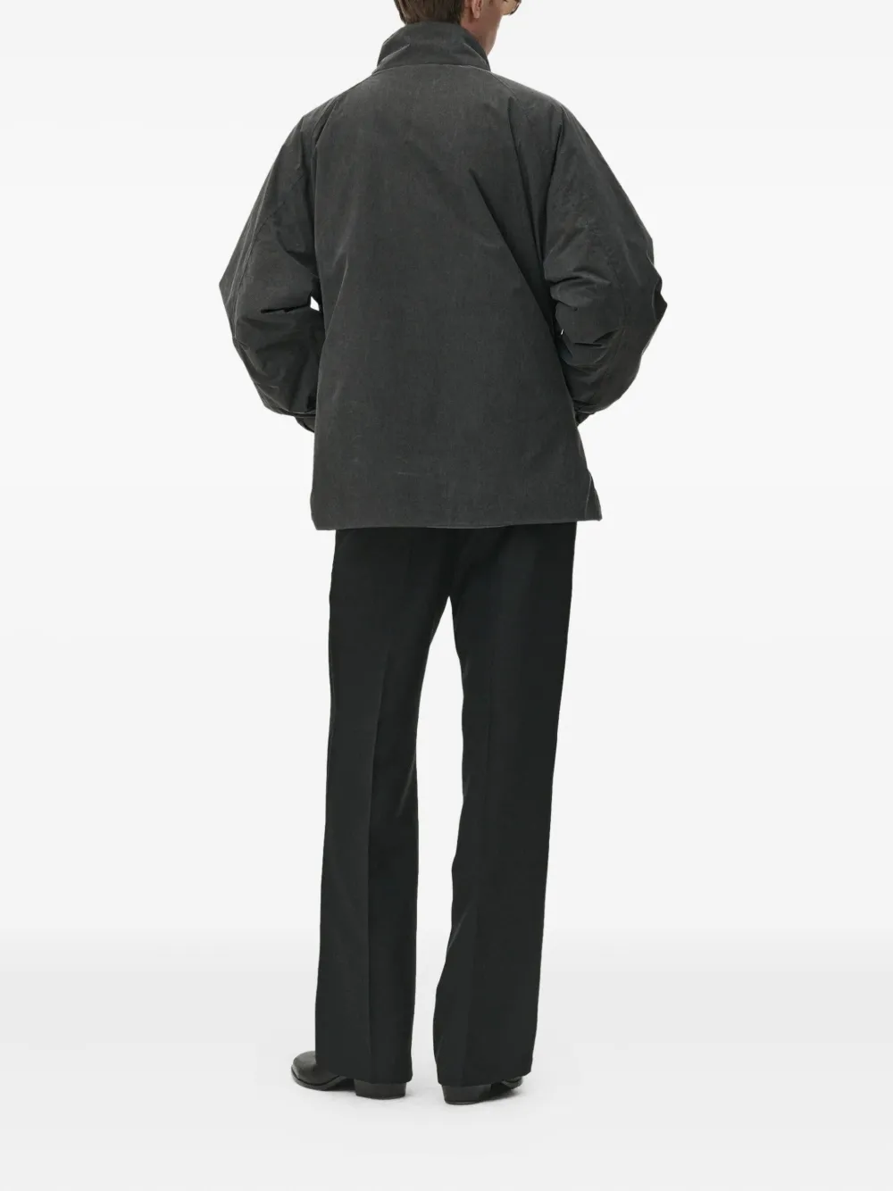 Welter Shelter Short Coach Buttoned Jacket In Black