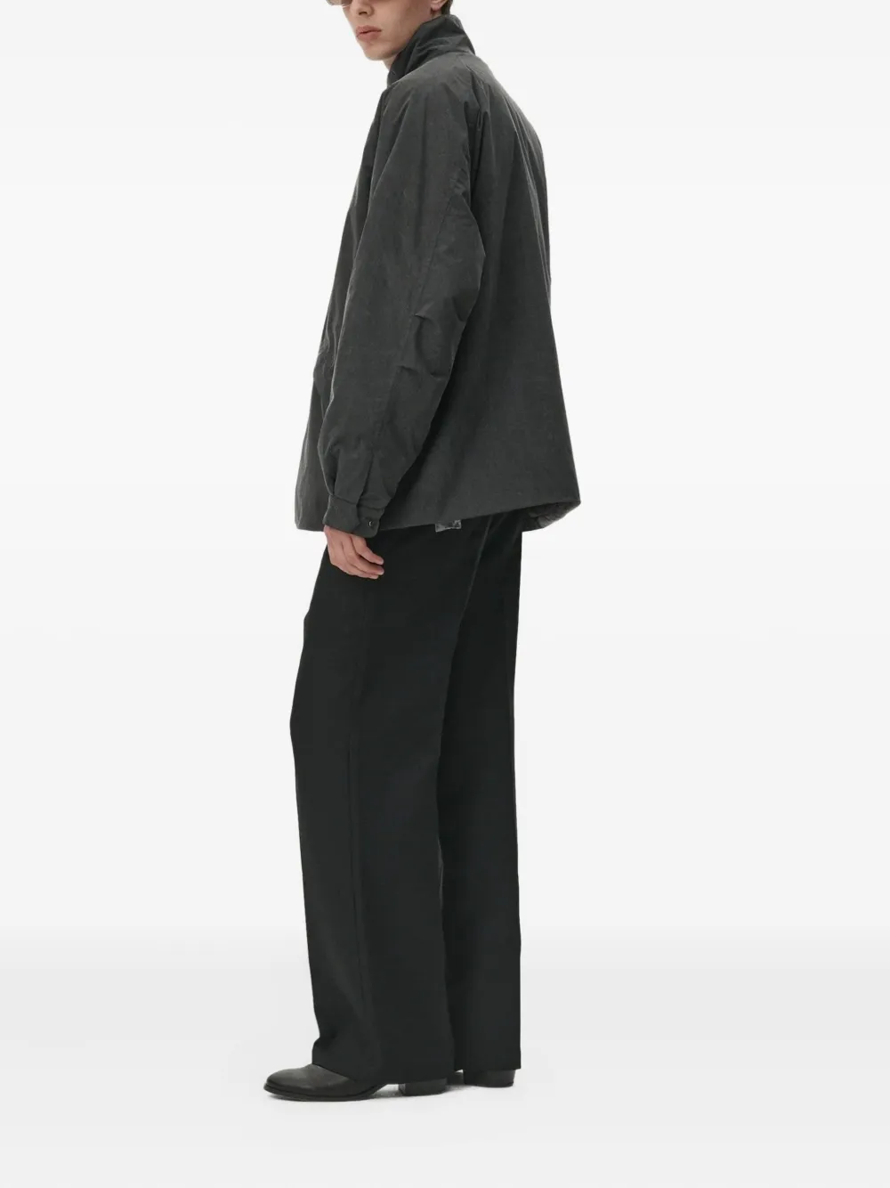 Welter Shelter Short Coach Buttoned Jacket In Black