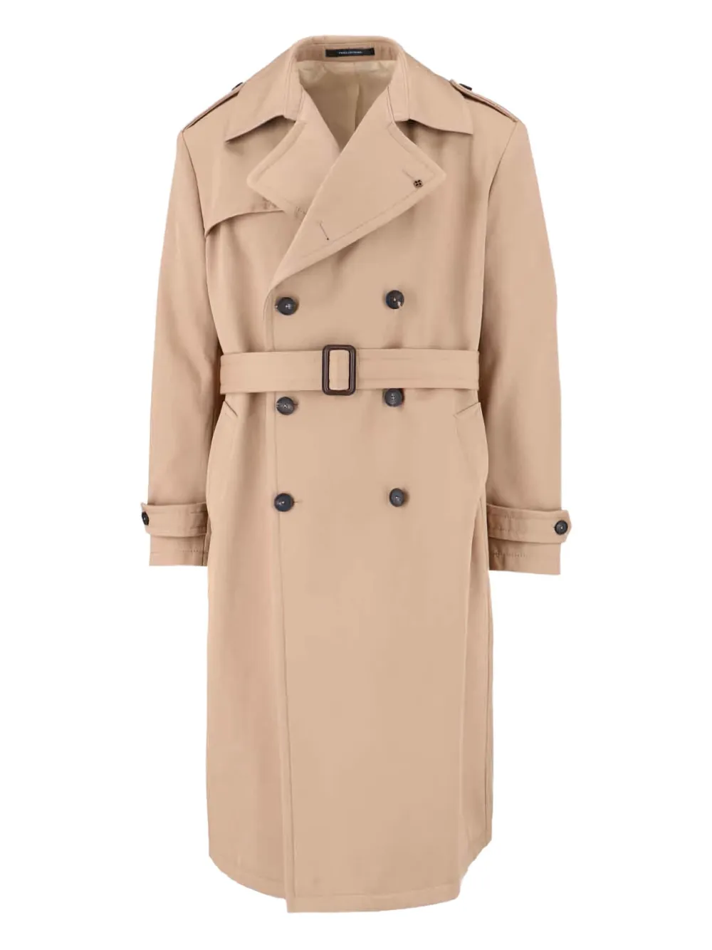 Tagliatore Trenchcoat met dubbele rij knopen Beige