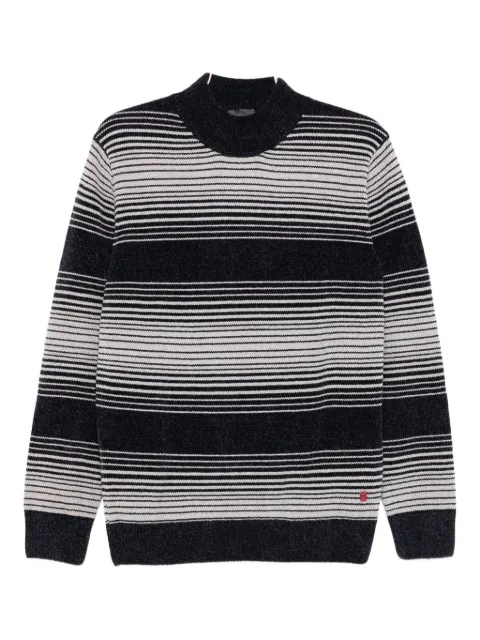 LIU JO striped mock-neck sweater 