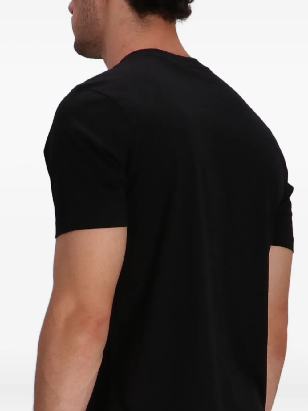 BOSS T-shirt met grafische print Zwart