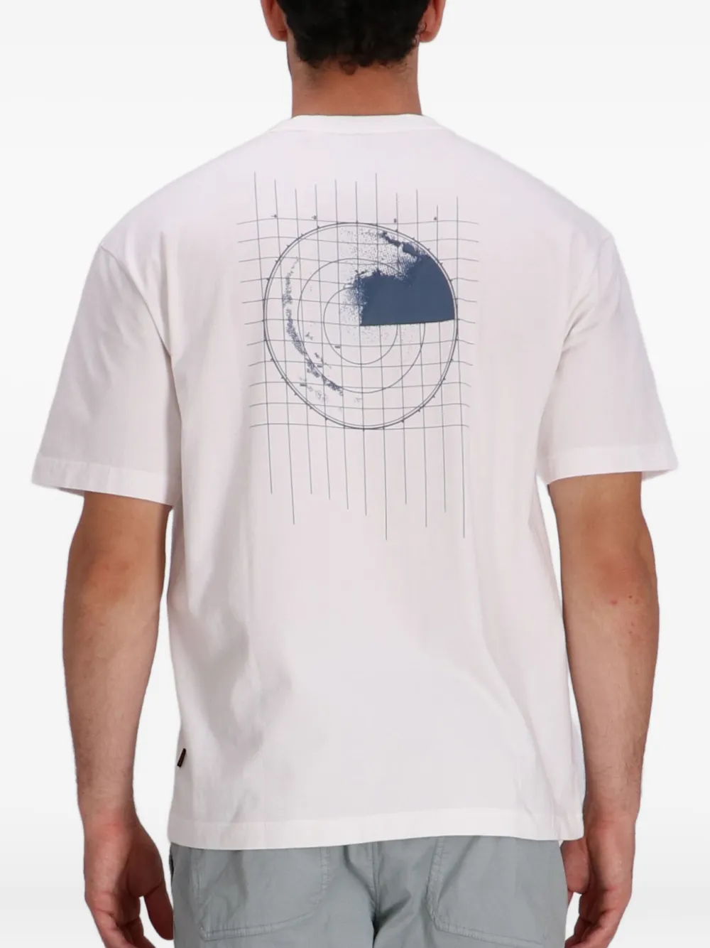 BOSS T-shirt met grafische print Wit