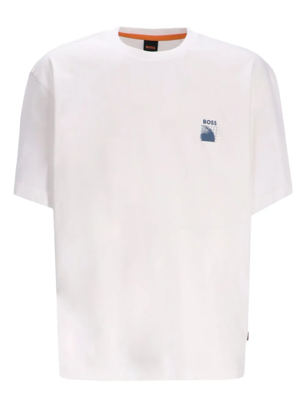 BOSS T-Shirt mit grafischem Print | Weiß | Image 1