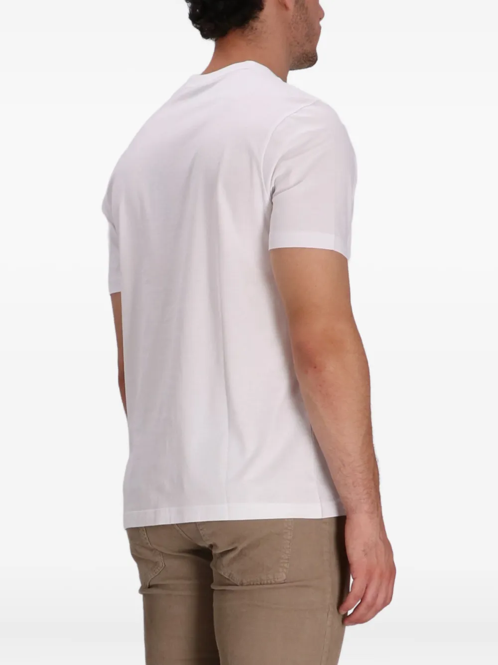 BOSS T-shirt met grafische print Wit