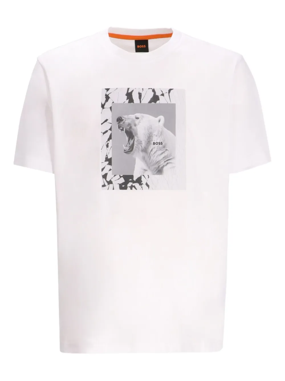 BOSS playera con motivo gráfico | blanco | Image 1