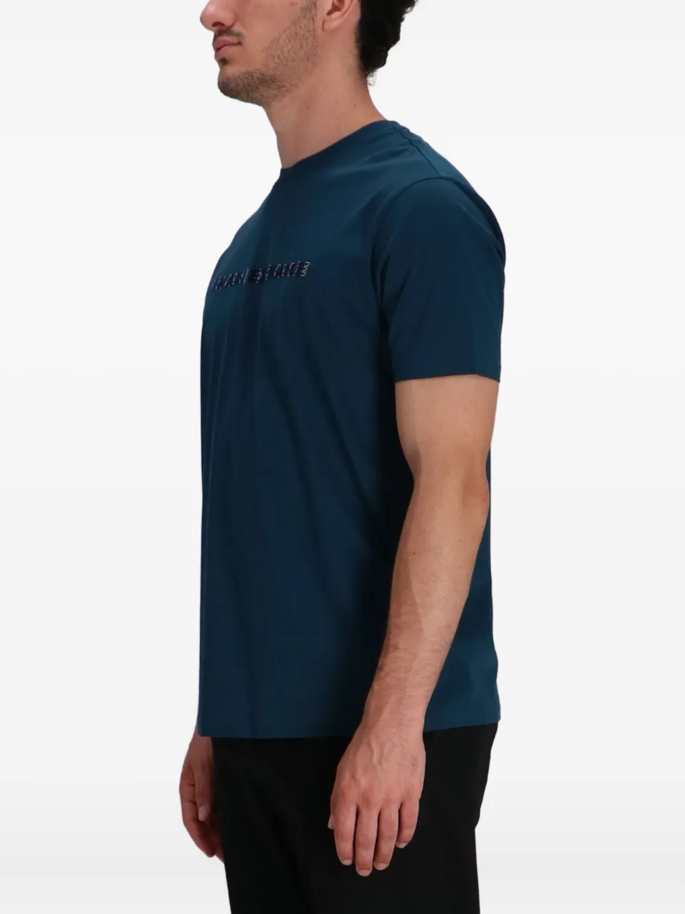 Armani Exchange T-shirt met logo Blauw