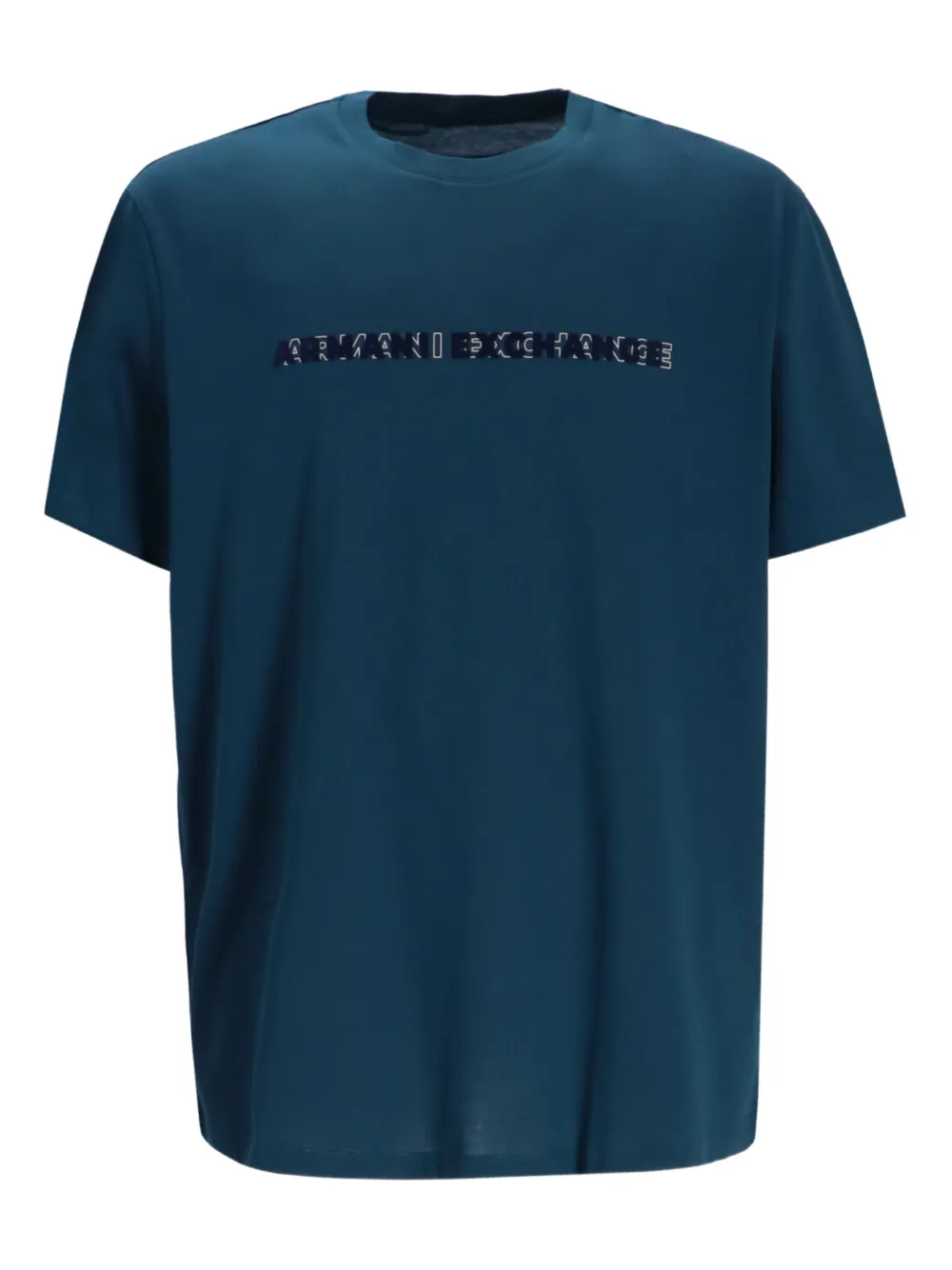 Armani Exchange playera con logo estampado | azul | Image 1
