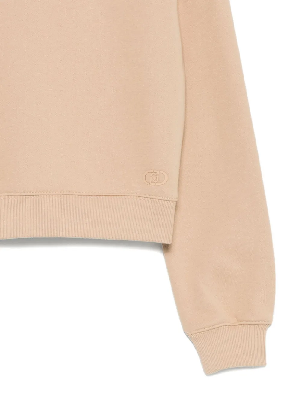 Liu •jo Logo-detail Sweatshirt In Neutral