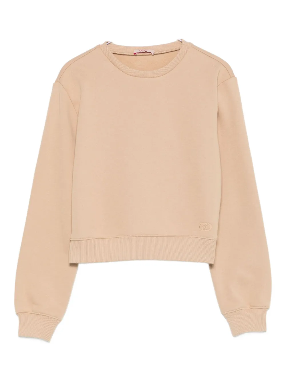 Liu •jo Logo-detail Sweatshirt In Neutral