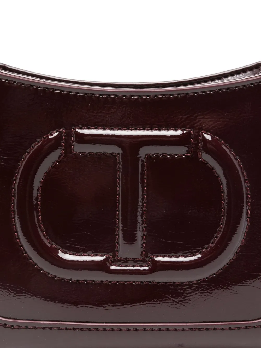 TWINSET Kids Schoudertas met logo-reliëf Rood