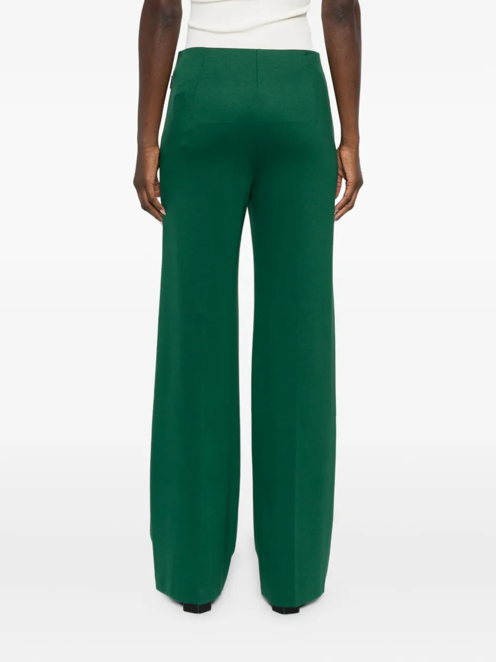 Marccain Logo-charm Trousers In Green