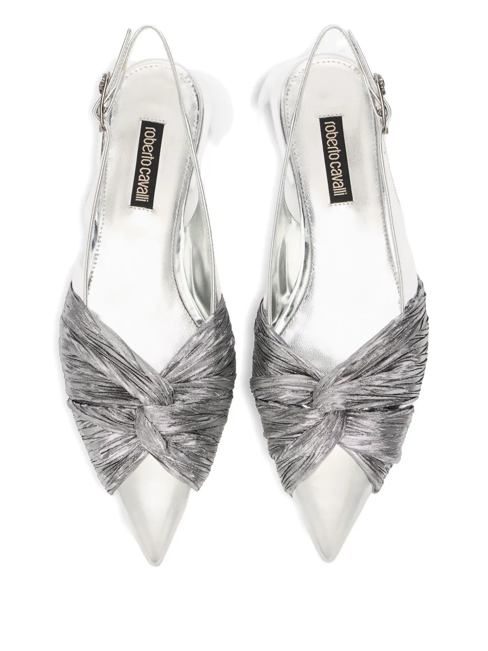 Roberto Cavalli Metallic pumps Zilver