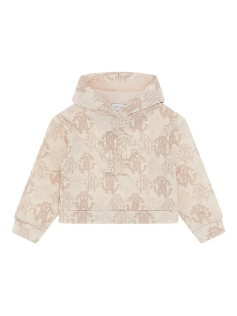 Roberto Cavalli monogram hooded sweatshirt