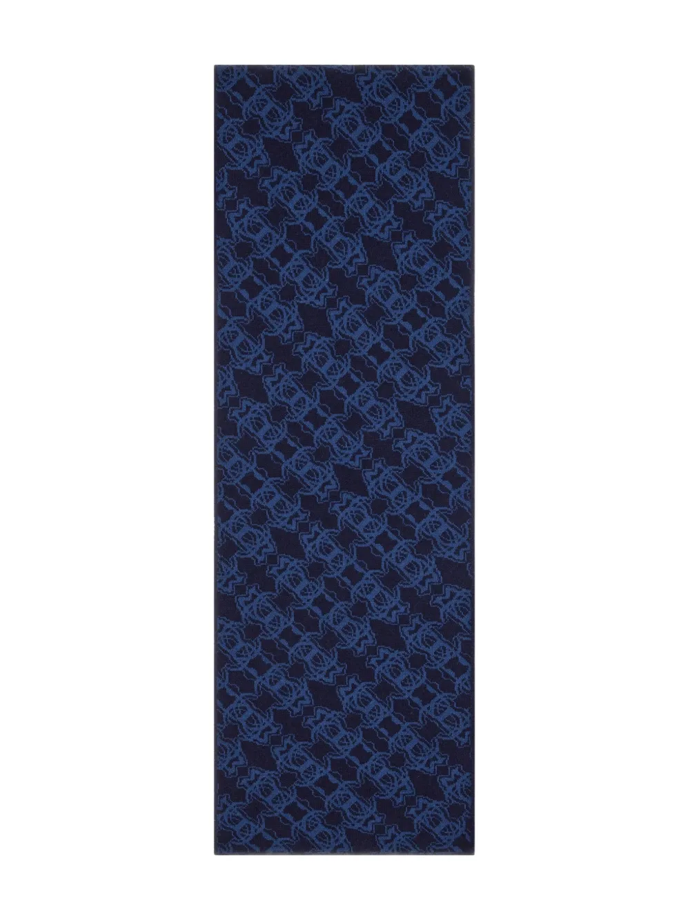 Roberto Cavalli monogram-pattern scarf | Blue | Image 1