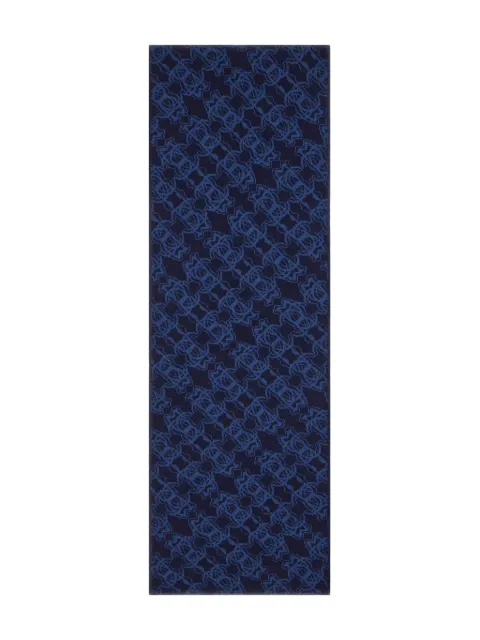 Roberto Cavalli monogram-pattern scarf