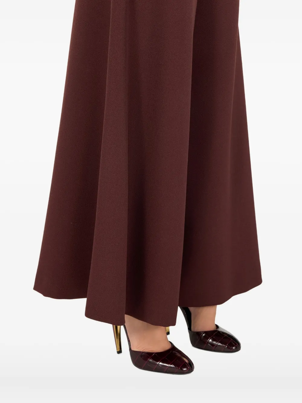 Roberto Cavalli Wollen palazzo broek Rood