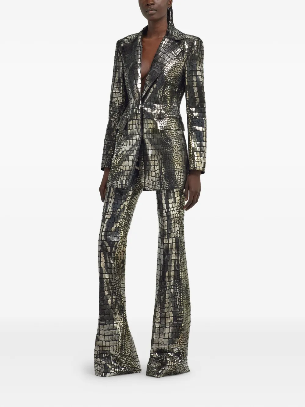 Roberto Cavalli crocodile effect blazer | Blazers | Image 2