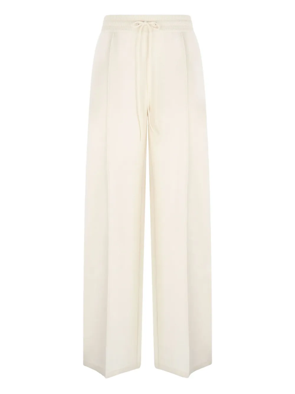 Roberto Cavalli Drawstring Wide-leg Trousers In Neutral