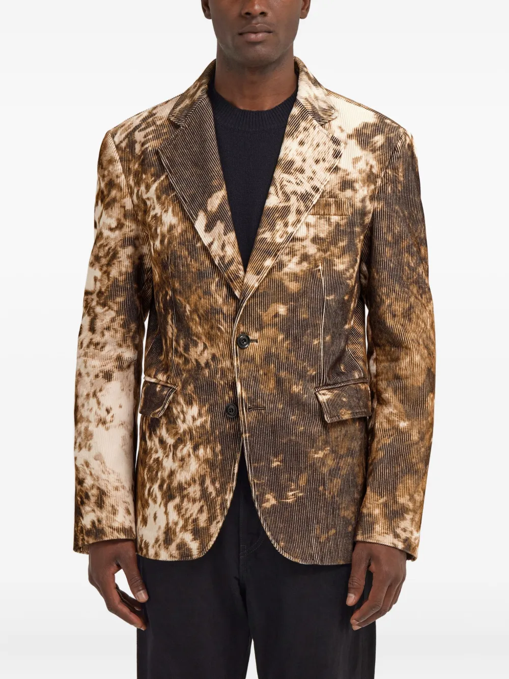 Roberto Cavalli Blazer met appalosaprint Bruin