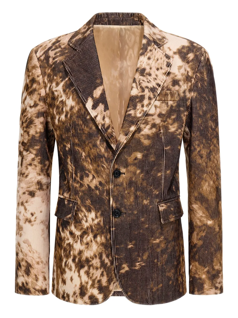 Roberto Cavalli appaloosa-print blazer | Brown | Image 1