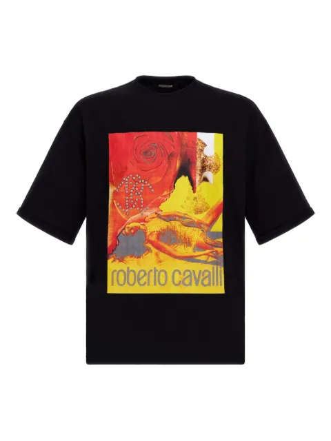 Roberto Cavalli graphic-print T-shirt