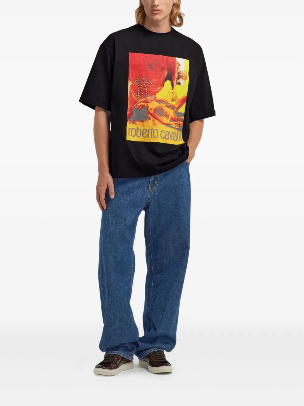 Roberto Cavalli playera con estampado gráfico | Playeras | Image 2
