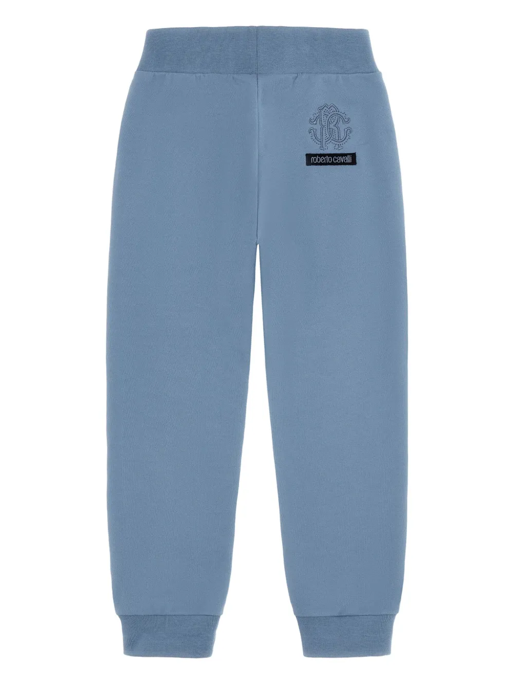 Roberto Cavalli Junior Trainingsbroek met logo Blauw