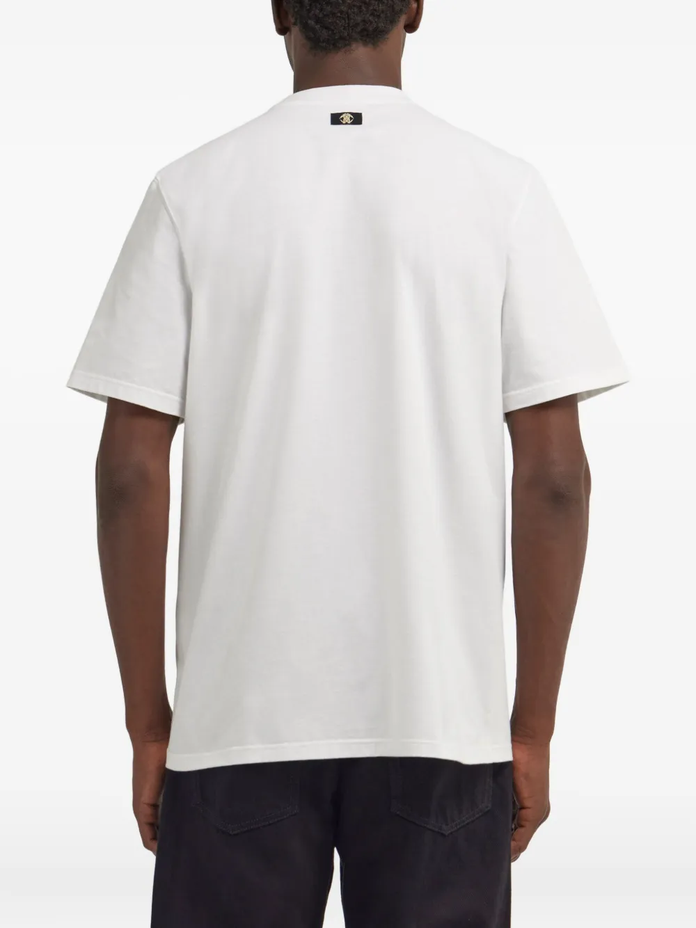 Roberto Cavalli T-shirt met logo Wit