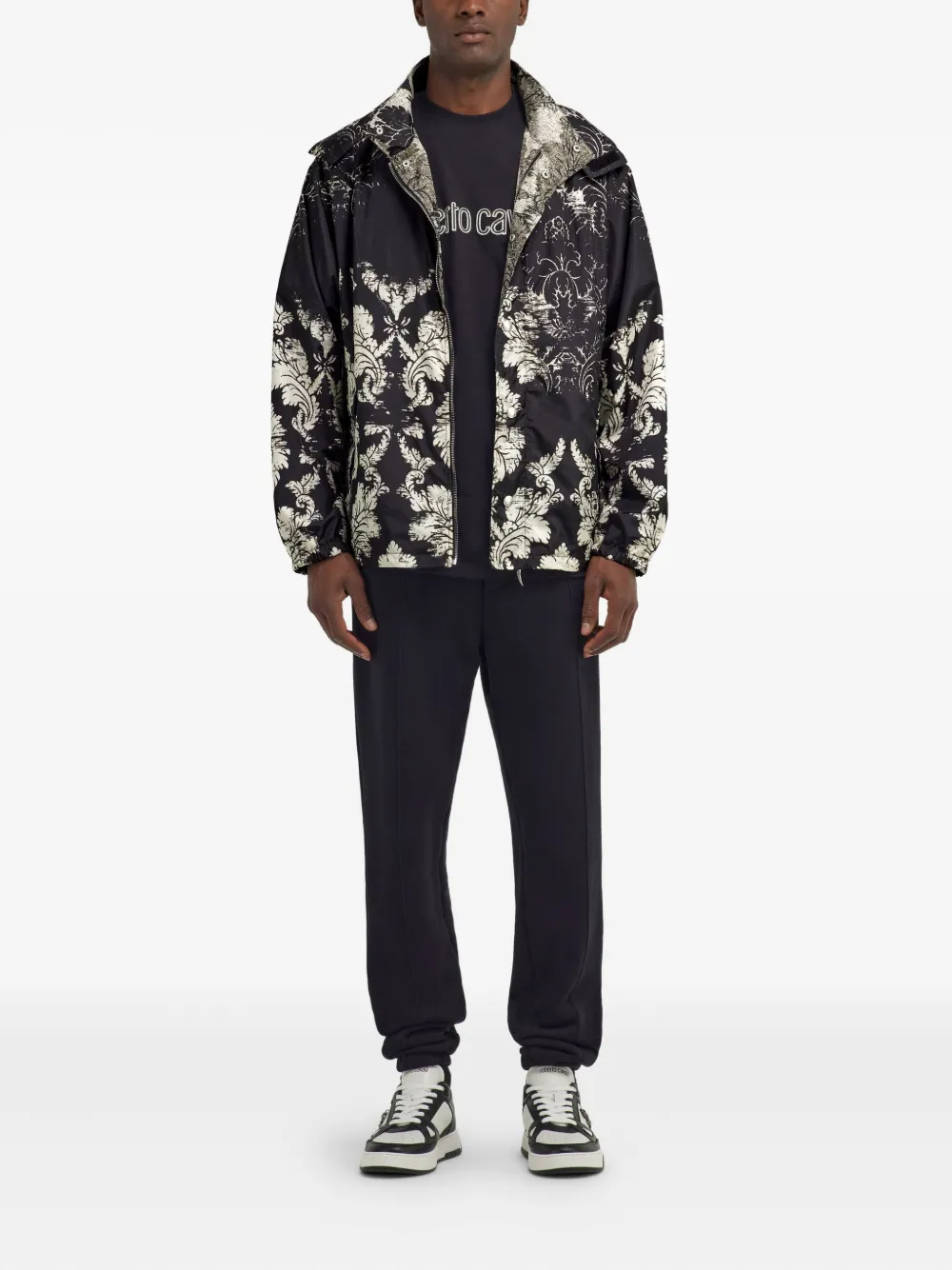 Roberto Cavalli chamarra con estampado brocato | Chamarras bomber | Image 2