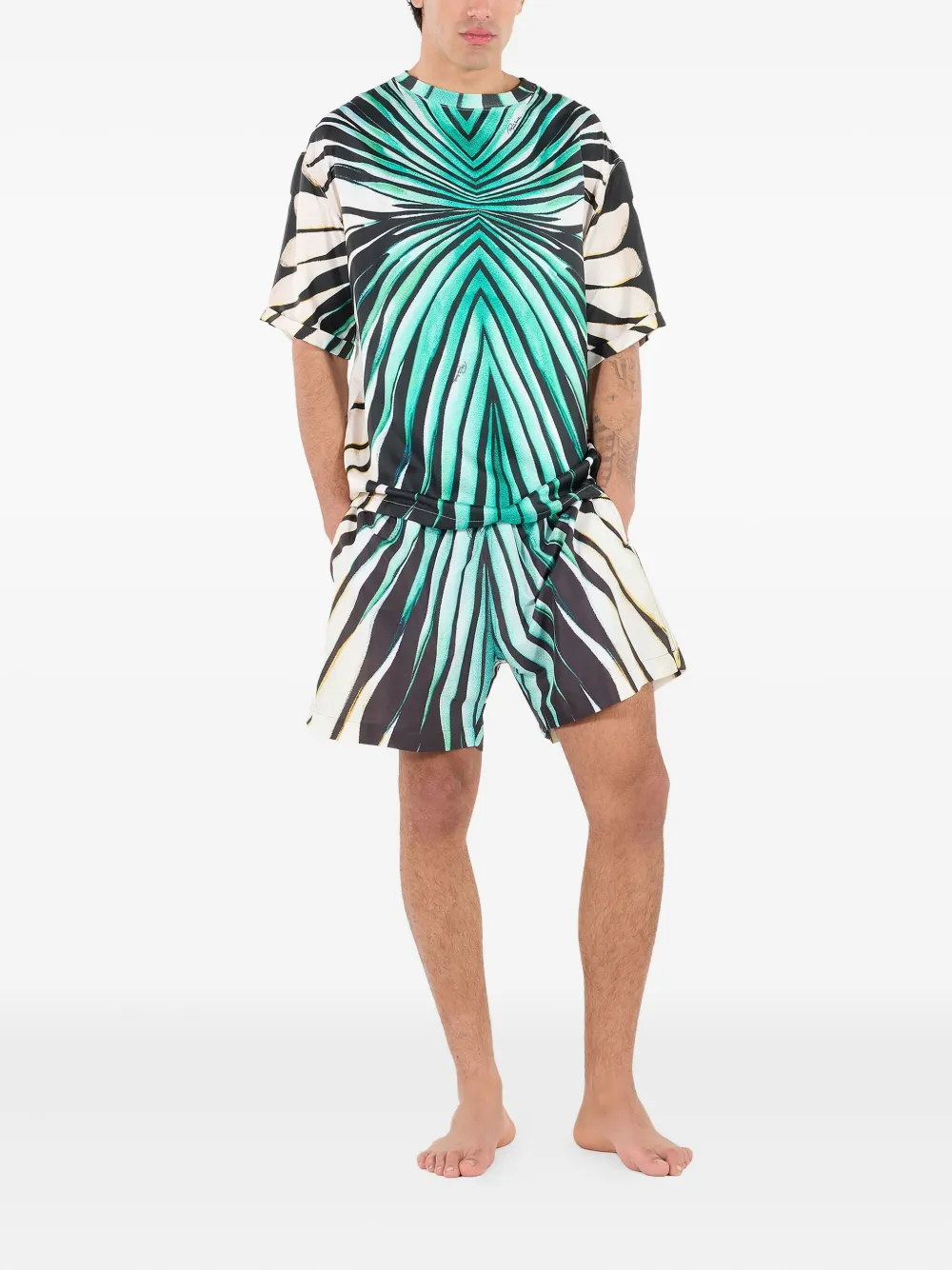 Roberto Cavalli playera con estampado gráfico | Playeras | Image 2