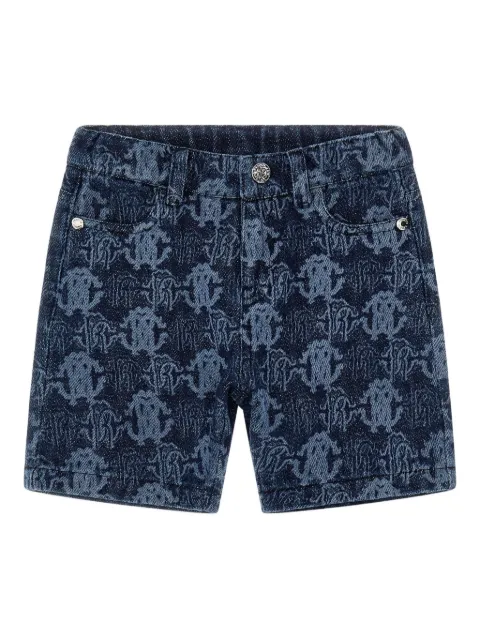 Roberto Cavalli Junior RC-logo pattern shorts