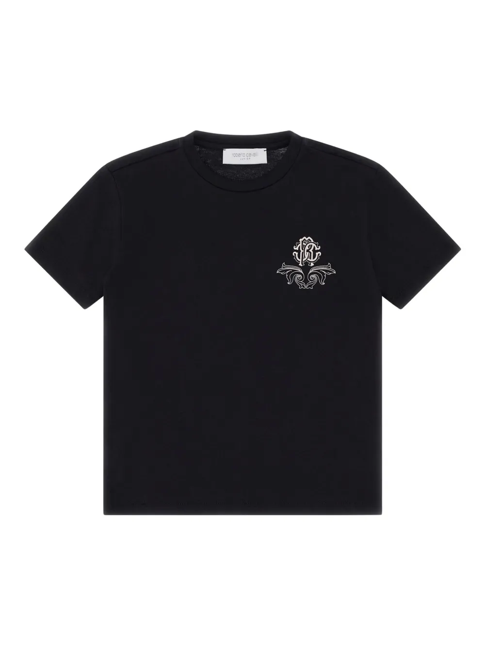 Roberto Cavalli Logo-print T-shirt In Black