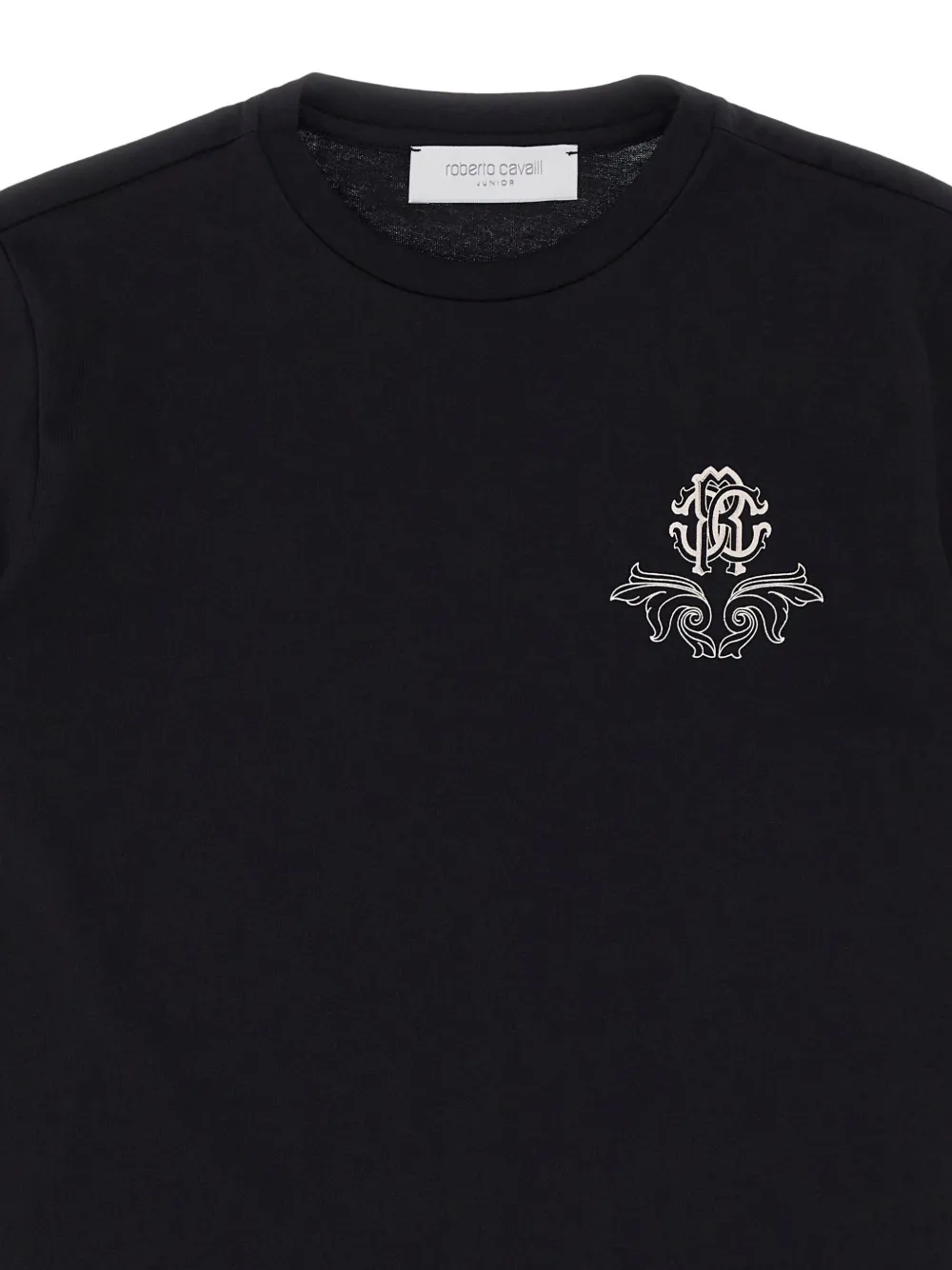 Roberto Cavalli Logo-print T-shirt In Black