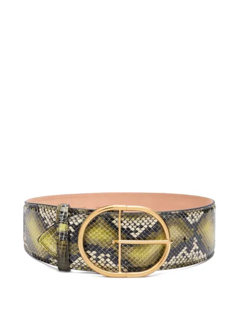 Roberto Cavalli snake-effect belt