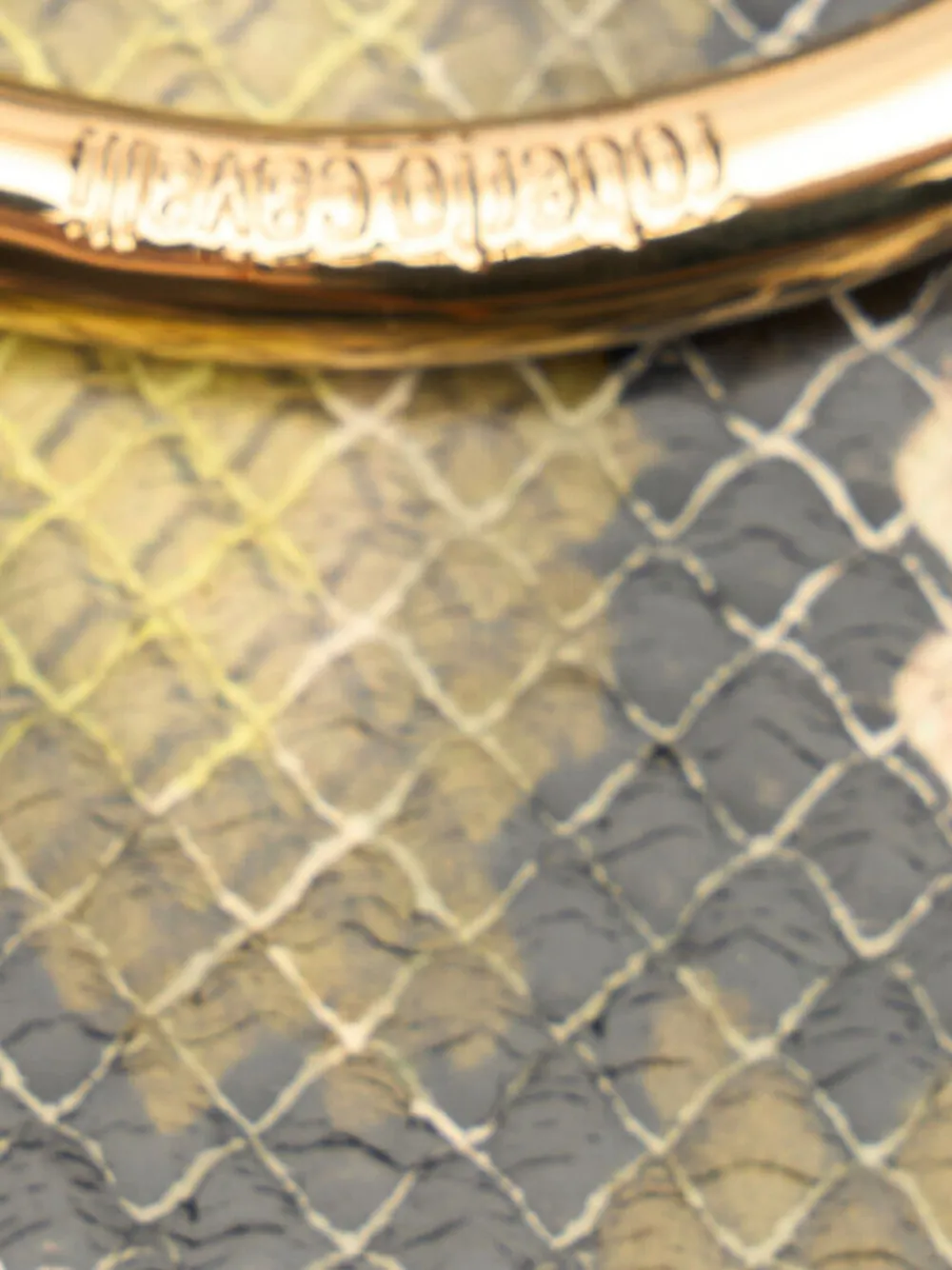 Roberto Cavalli Snake-effect Belt In Green