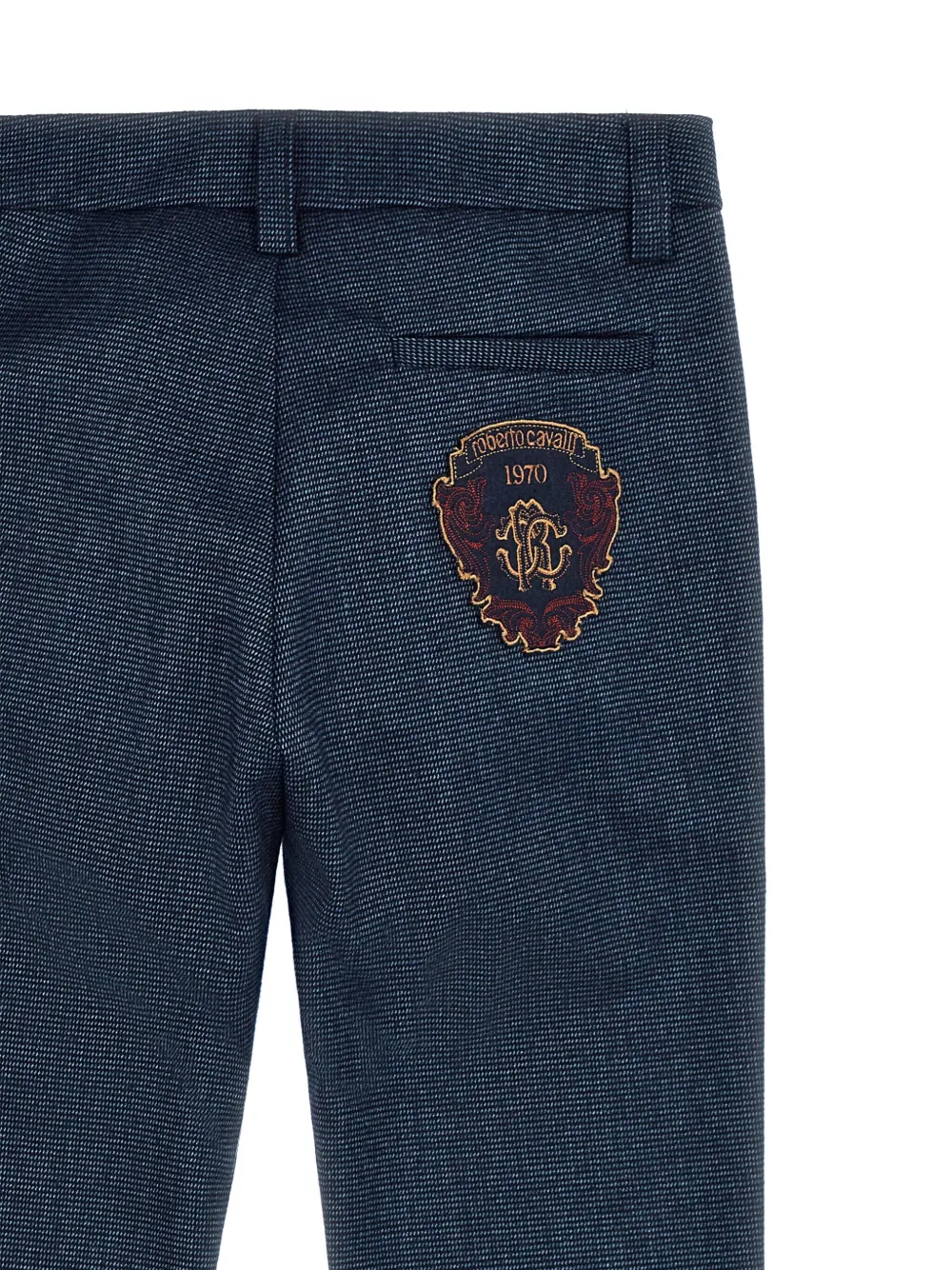 Roberto Cavalli Junior Broek met print Blauw