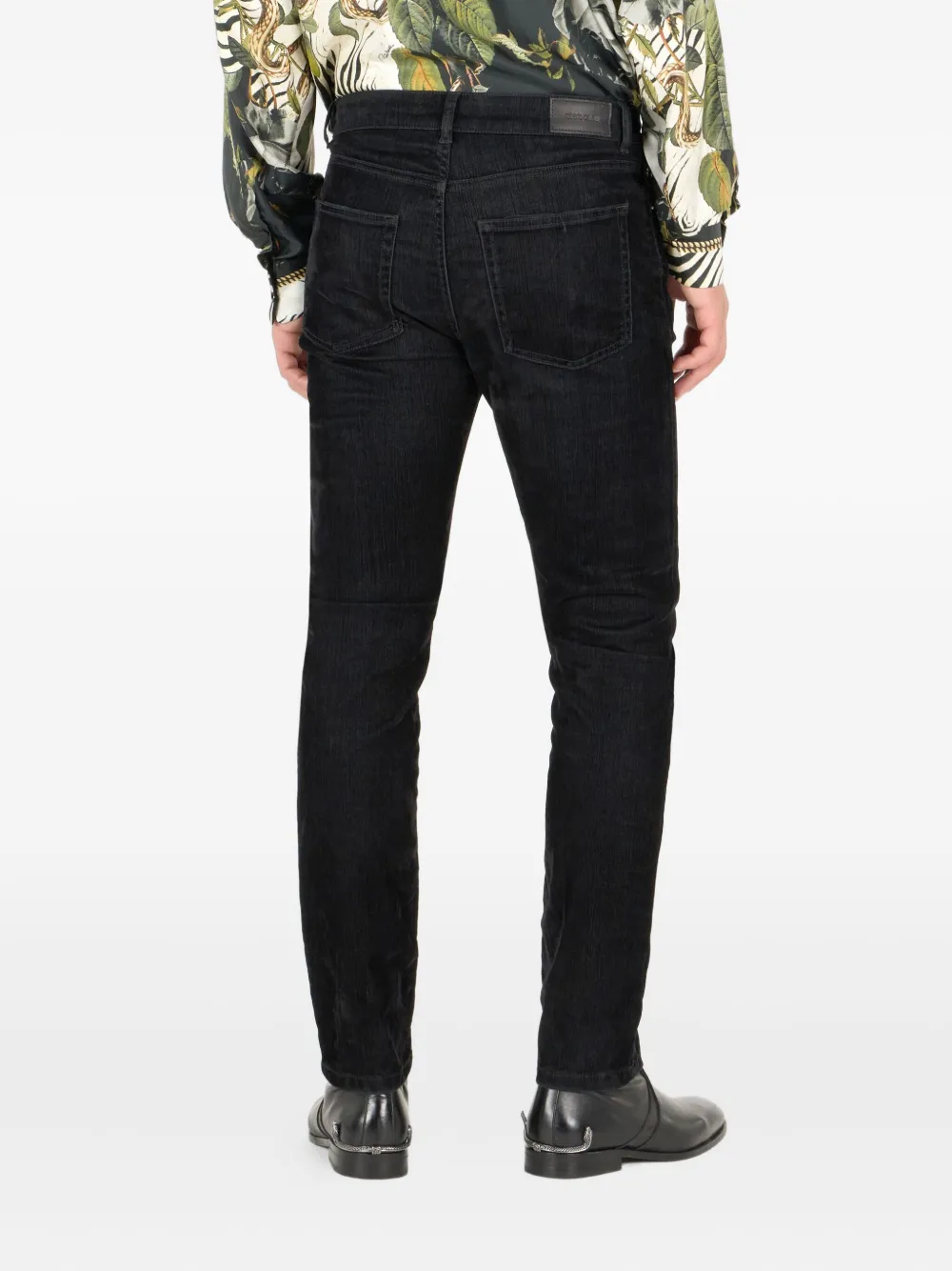 Roberto Cavalli Jeans met logodetail Zwart
