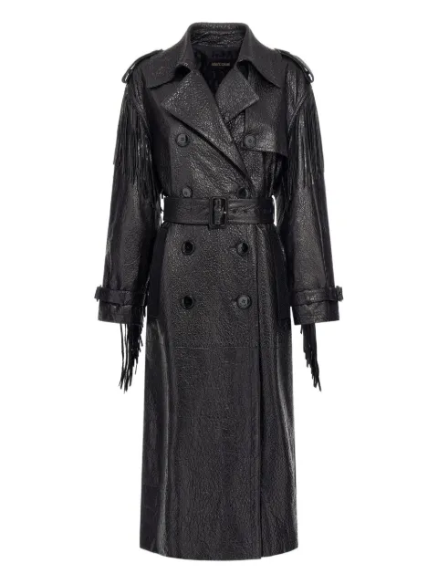 Roberto Cavalli gabardina con flecos