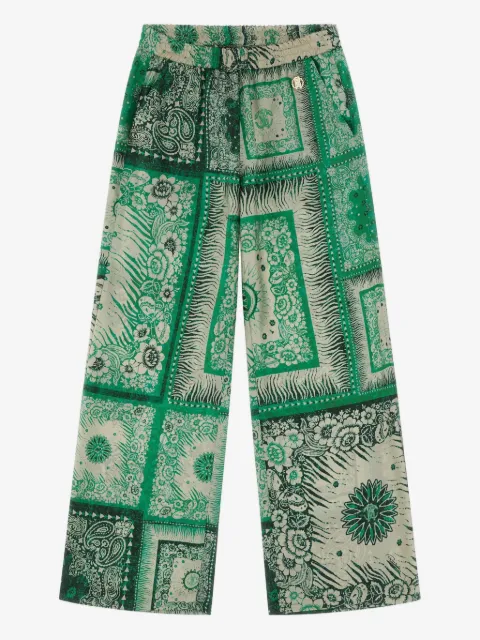 Roberto Cavalli Junior bandana-print trousers