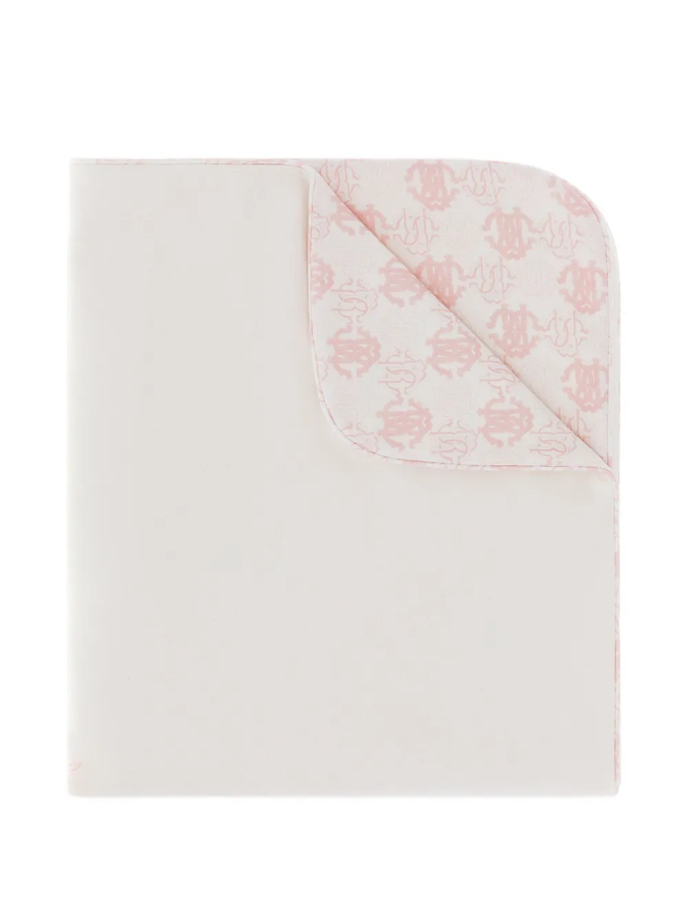 Roberto Cavalli monogram blanket - Rosa