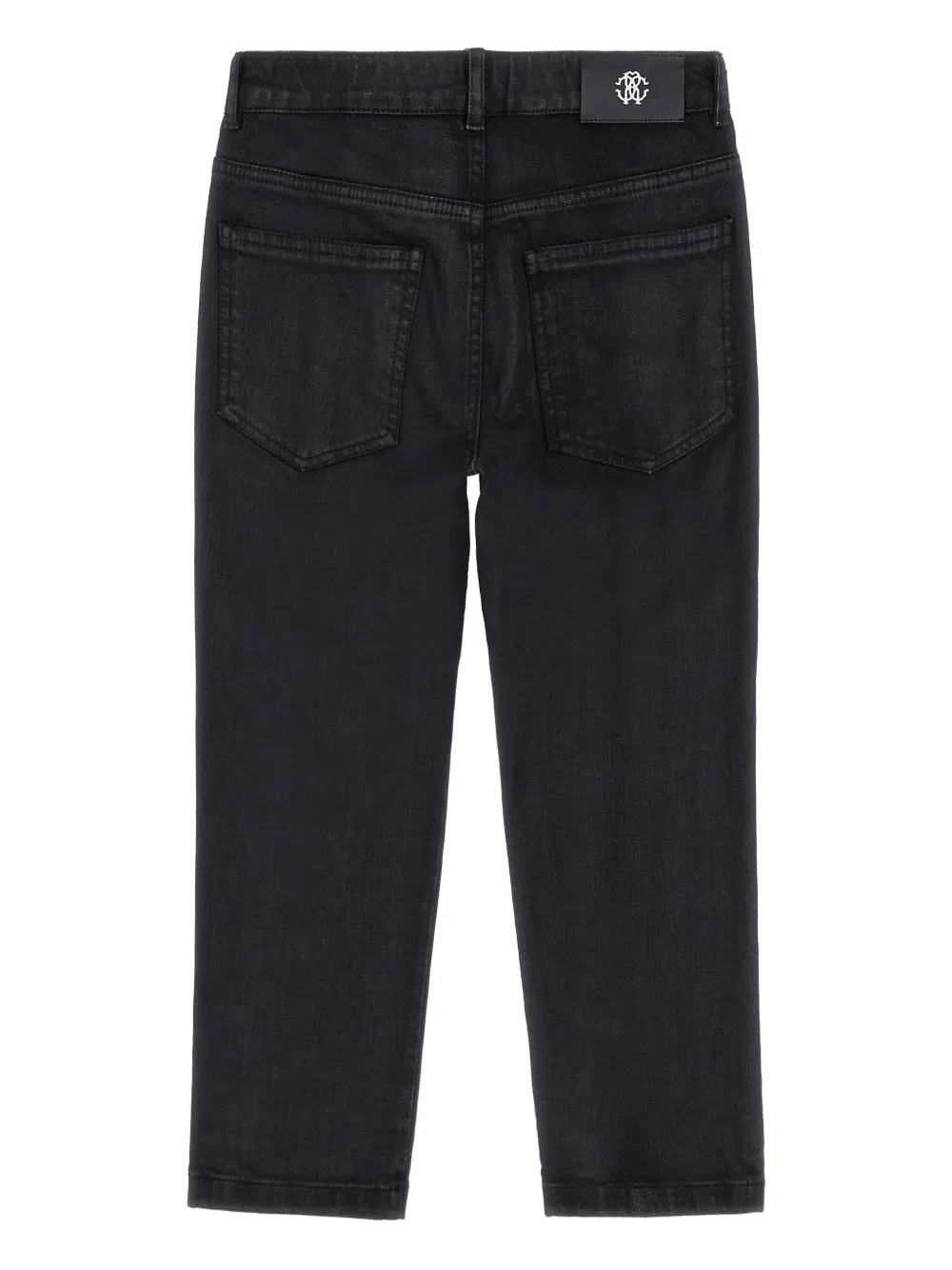 Roberto Cavalli Junior Jeans met RC-logo Zwart