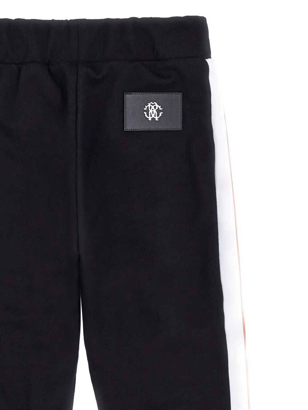 Roberto Cavalli Junior Trainingsbroek met logo Zwart