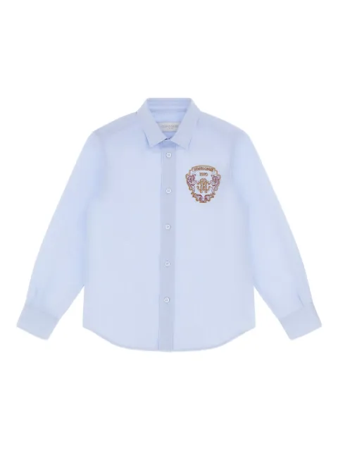 Roberto Cavalli camisa con motivo del logo