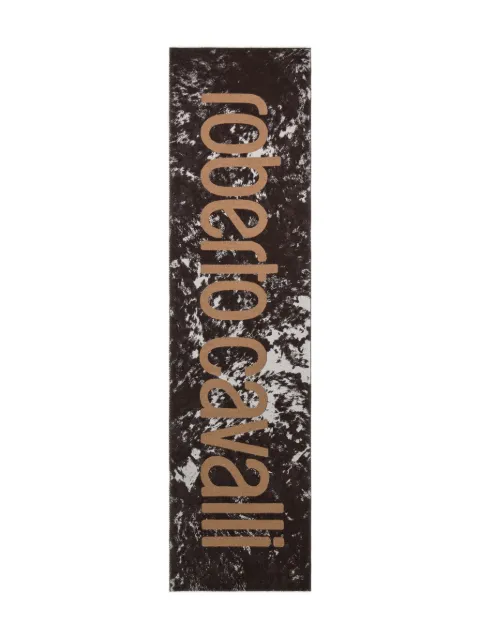 Roberto Cavalli Appaloosa logo scarf