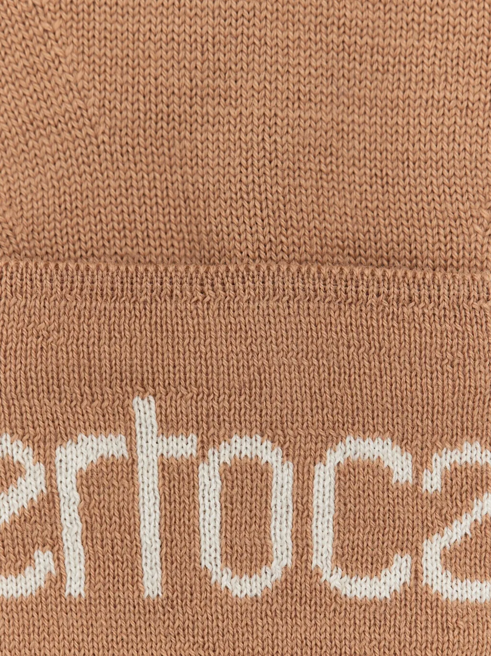 Roberto Cavalli Wool-blend Logo Gloves In Brown