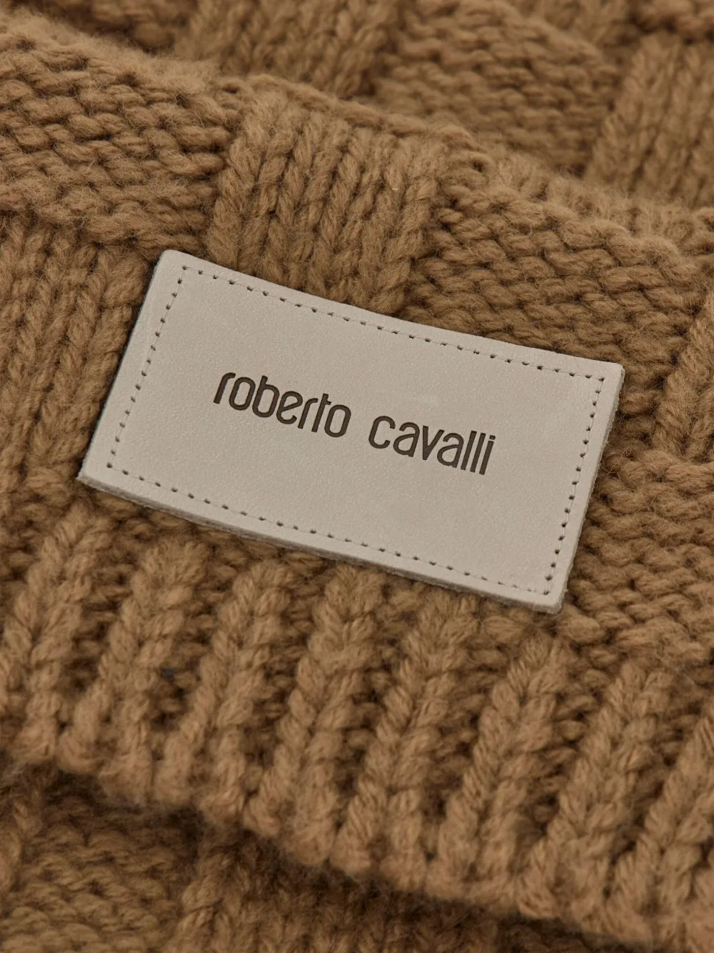 Roberto Cavalli tag scarf - Bruin